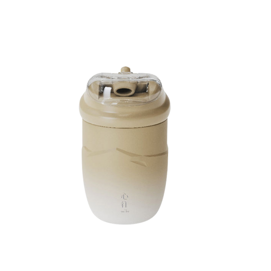 Stainless steel straw cup