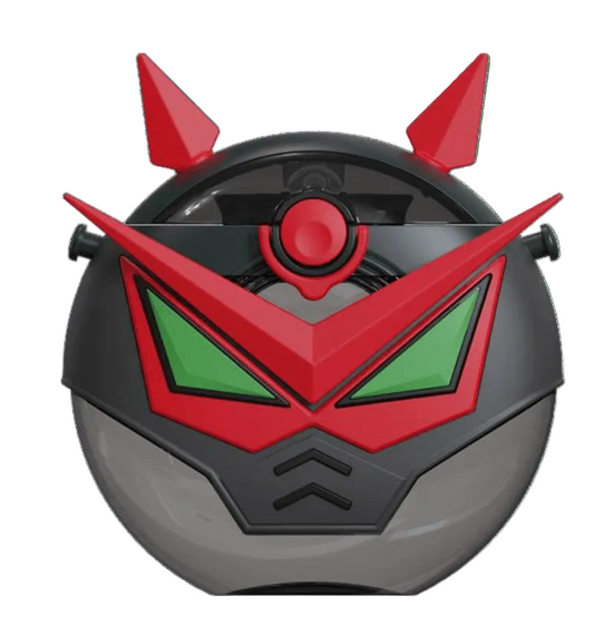 Robot Straw Round Bottle