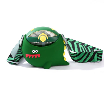 Dinosaur Straw Round Bottle