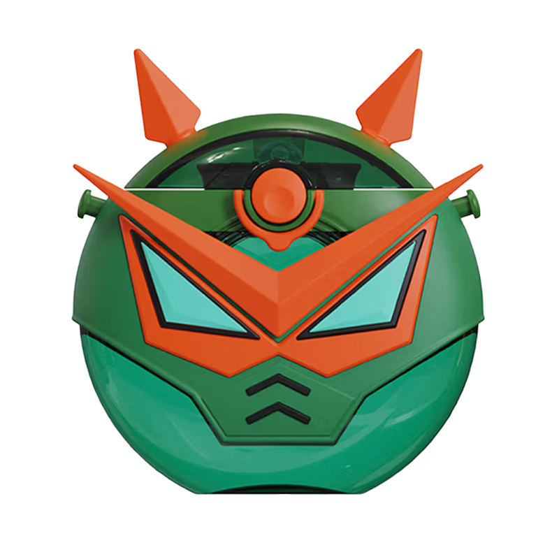 Robot Straw Round Bottle