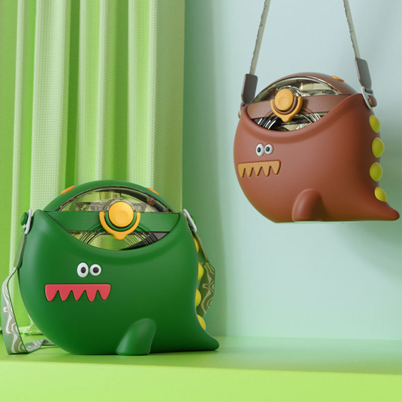 Dinosaur Straw Round Bottle