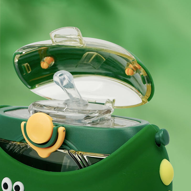 Dinosaur Straw Round Bottle