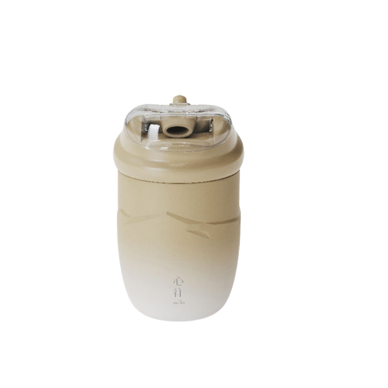 Stainless steel straw cup