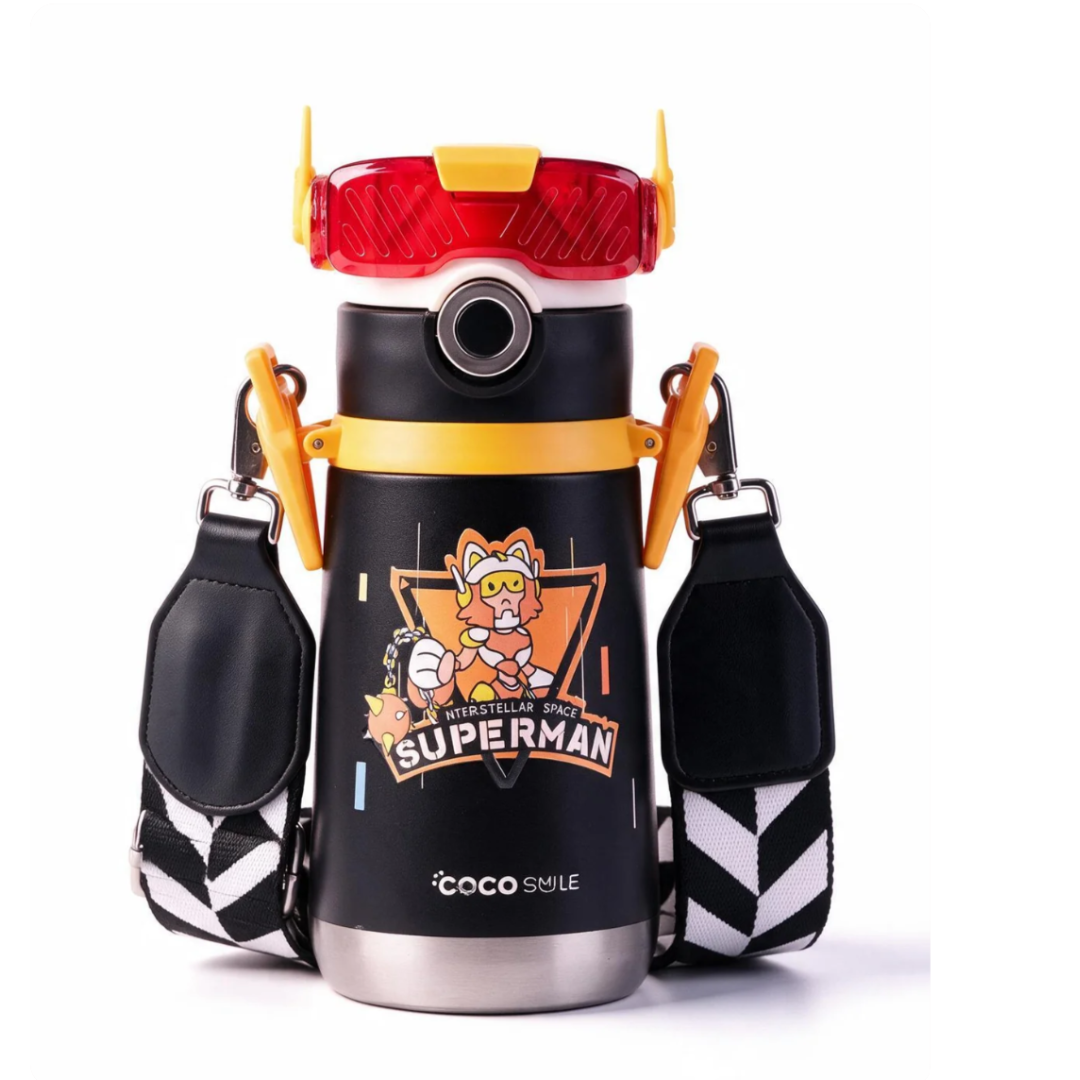 Superman Cartoon Vacuum Insulated Stainless Steel Thermos Cup