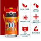 Coco Robot Double Eye Vacuum Insulated Stainless Steel Kids Thermos Cup