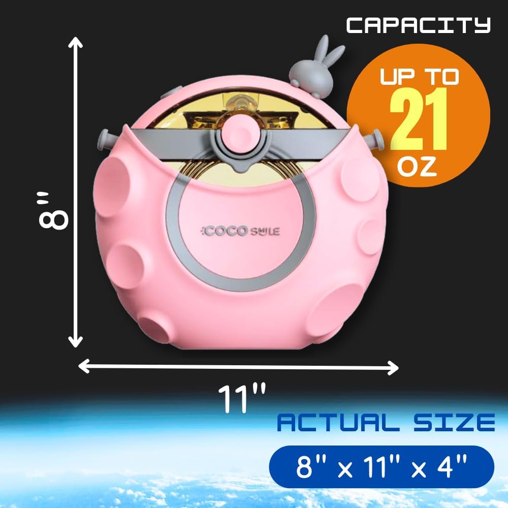 Astronaut Straw Round Bottle