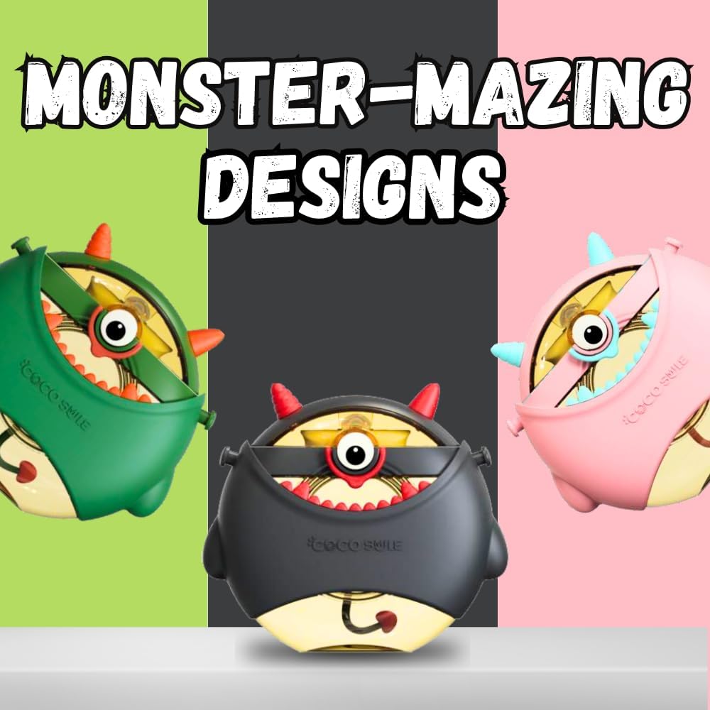 Monster Straw Round Bottle