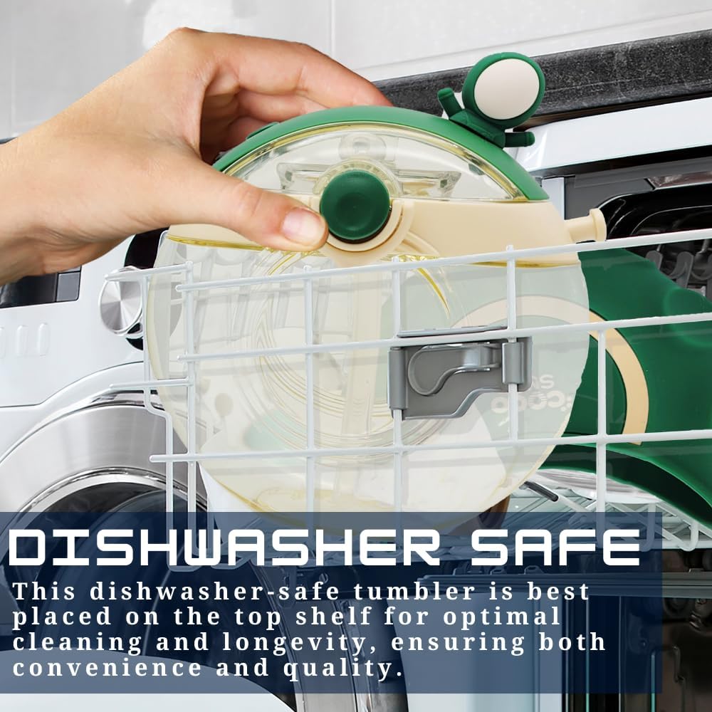 Astronaut Straw Round Bottle