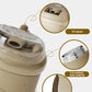 Stainless steel straw cup