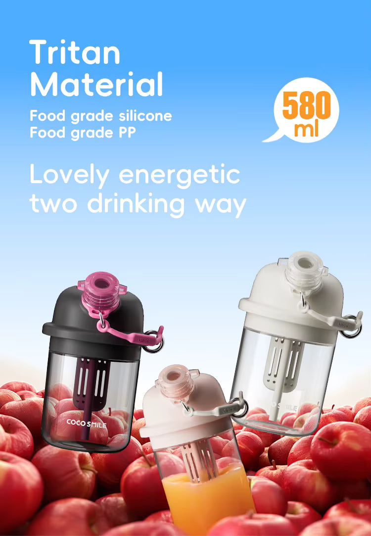 580ml Tritan Straw Cup