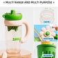 Flower water cup with straw