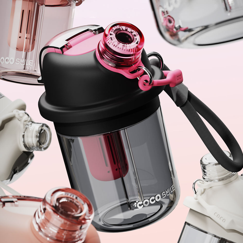 580ml Tritan Straw Cup