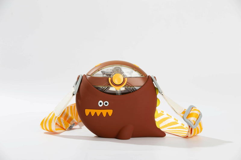 Dinosaur Straw Round Bottle