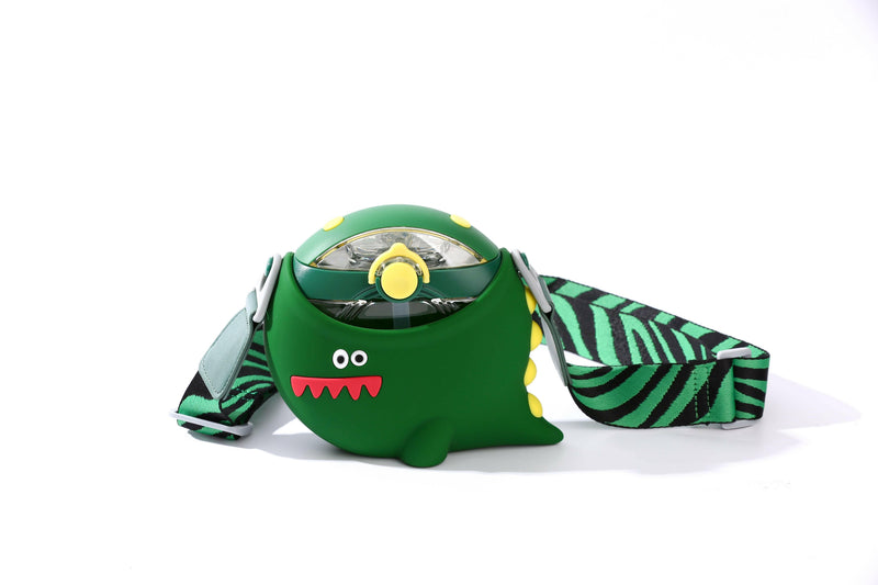 Dinosaur Straw Round Bottle