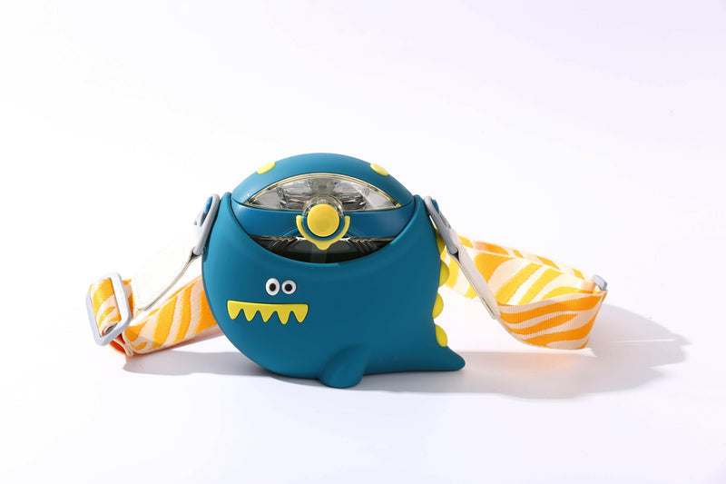 Dinosaur Straw Round Bottle