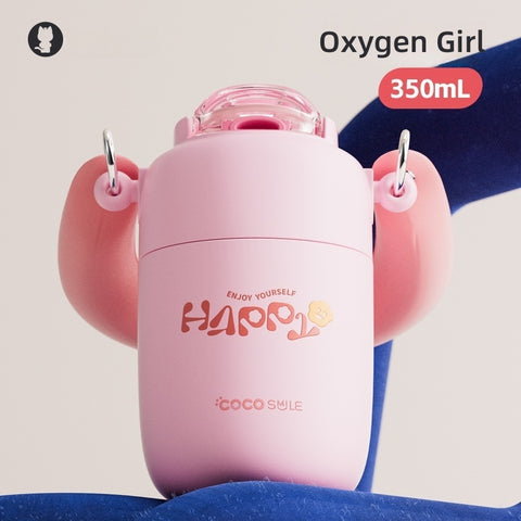 Stainless steel cup with handle