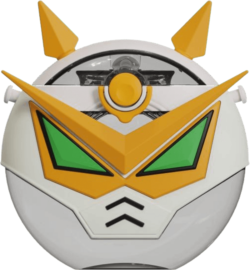 Robot Straw Round Bottle