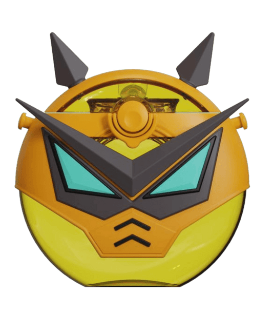 Robot Straw Round Bottle