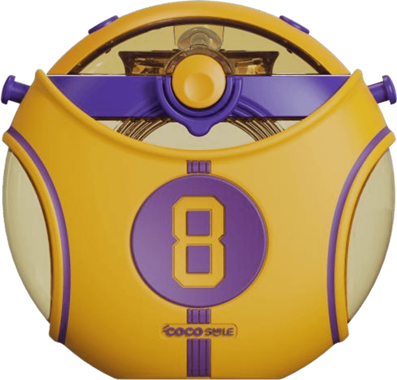 Number 8 jersey Straw Round Bottle