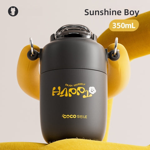 Stainless steel cup with handle